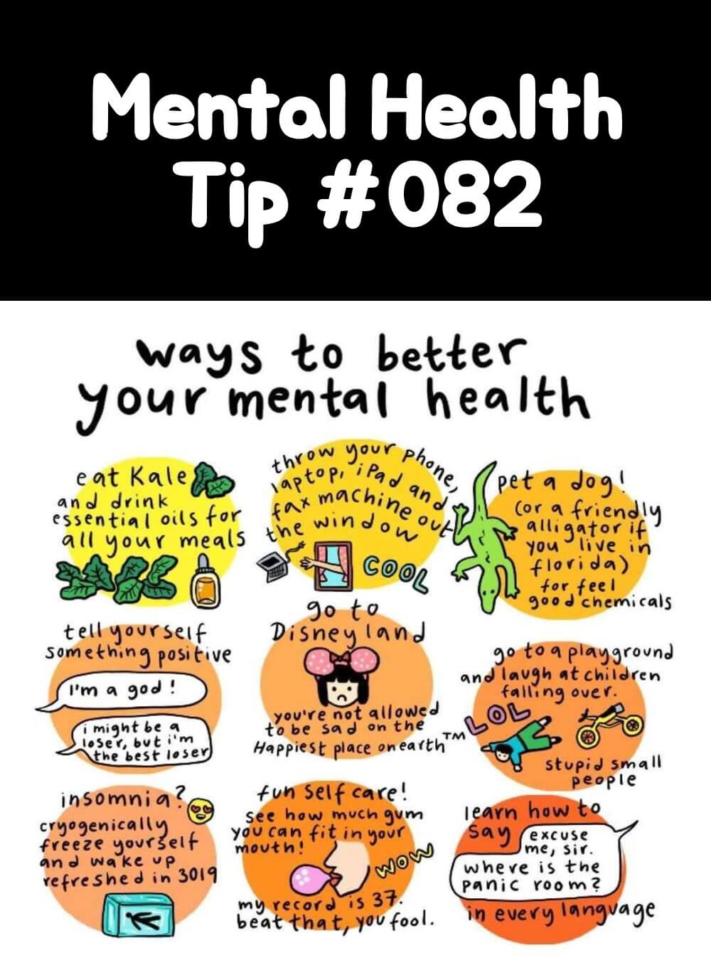 Emotional Well-being Infographic | Mental Health Tip #082